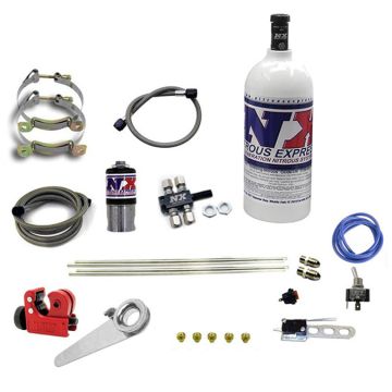 Motorcycle 4-Cylinder Dry System with 1.0Lb Bottle Nitrous Express NX 62000-1.0P