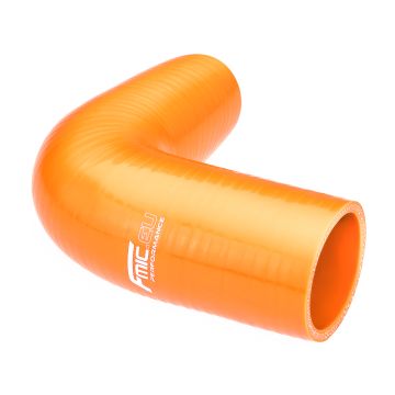 Silicone elbow 90' 102mm Orange