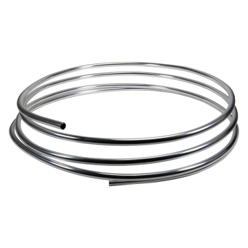 6AN Aluminum Hard Tubing 20ft Anodized Clear DeatschWerks