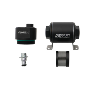 DWFFR-X 70mm Billet Fuel Filter Regulator 10 Micron DeatschWerks
