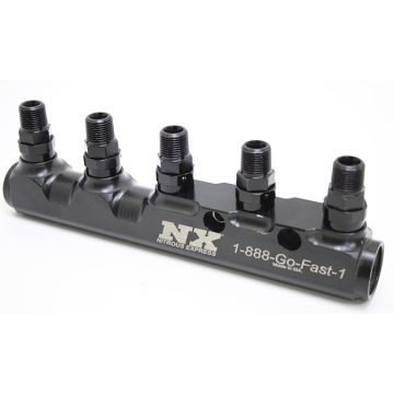 5 Port Fuel Log with Fittings Nitrous Express NX 15845