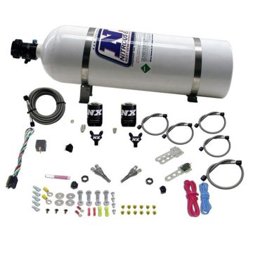 Dual Nozzle with 15Lb Bottle for Dodge Viper EFI (100-300Hp) Nitrous Express NX 20325-15