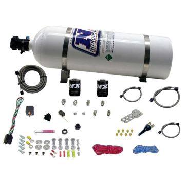 Single Nozzle System with 15Lb Bottle for All GM EFI (35-50-75-100-150 Hp) Nitrous Express NX 20920-15
