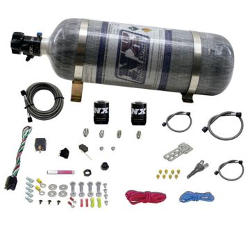 Single Nozzle System with 12Lb Composite Bottle for All Dodge model EFI (35-50-75-100-150 Hp) Nitrous Express NX 20921-12