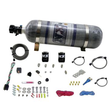 EFI Single Nozzle System with 12Lb Composite Bottle for Ford (35-50-75-100-150 Hp) Nitrous Express NX 20922-12