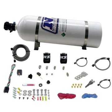 EFI Single Nozzle System with 15Lb Bottle for Ford (35-50-75-100-150 Hp) Nitrous Express NX 20922-15