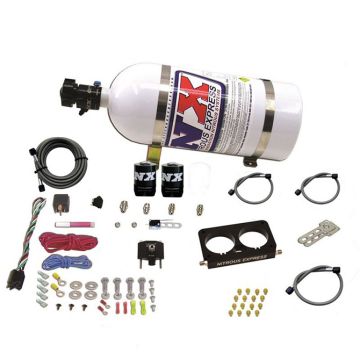 4 Valve Nitrous Plate System-Stock Throttle Body with 10Lb Bottle for Ford Nitrous Express NX 20950D-10