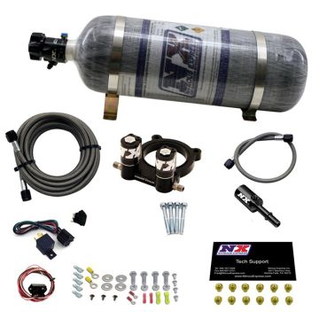 Nitrous Plate System with 12Lb Carbon Bottle for Ford 4-cyl Ecoboost 2.3L Nitrous Express NX 20954-10