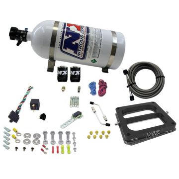 4500 Conventional Plate System Gasoline Stage 6 50-300Hp with 10Lb Bottle Nitrous Express NX 30070-10