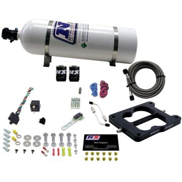 Q-Jet Spreadbore Nitrous System 50-300Hp with 15Lb Bottle Nitrous Express NX 30080-15