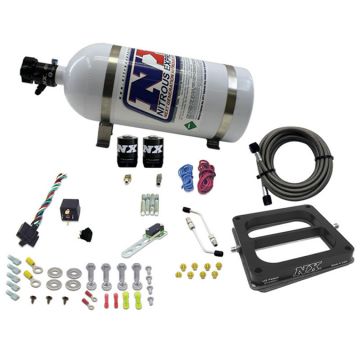 4500 Conventional Plate System Gasoline Pro-Power 100-500Hp with 10Lb Bottle Nitrous Express NX 50070-10
