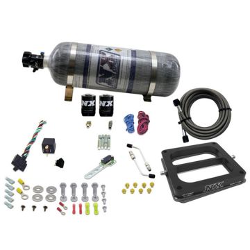 4500 Conventional Plate System Alcohol Pro-Power 100-500Hp with 12Lb Carbon Bottle Nitrous Express NX 50075-12