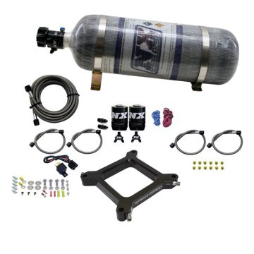 4150 Assassin Plate Gasoline Pro-Power 100-500Hp with 12Lb Carbon Bottle Nitrous Express NX 67540-12