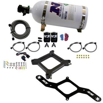 4150 Assassin Plate Gasoline Pro-Power 100-500Hp with 15Lb Bottle Nitrous Express NX 67540-15