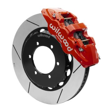 Wilwood 140-15525 AERO6 Big Brake Truck Front Brake Kit for Nissan Patrol Y61 1997-2018 Red