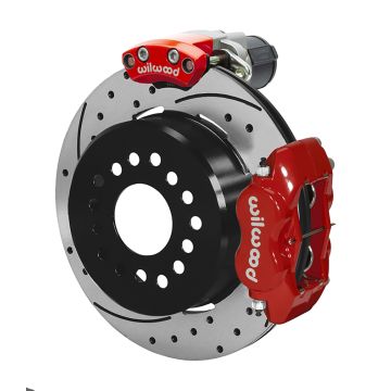 Wilwood 140-16164 Forged Dynalite Rear Brake Kit 12.19 Drilled Red