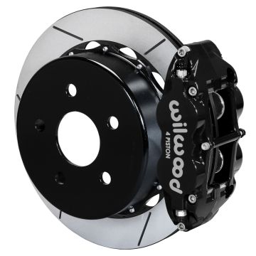 Wilwood 140-18075 Forged Narrow Superlite 4R Big Brake Rear Brake Kit For OE Parking Brake 13.5 Black