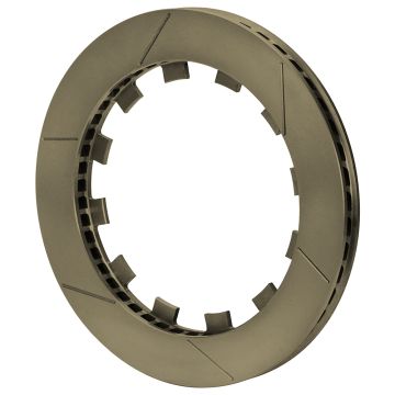 Wilwood 160-15875-B GT Slotted 48 Curved Vane Rotor 13in Burnished Right