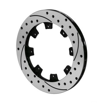 Wilwood 160-7101-BK SRP Drilled & Slotted Performance 11.75 Right Black