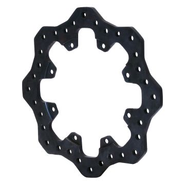 Wilwood 160-9773 Drilled Steel Scalloped Rotor 12.19