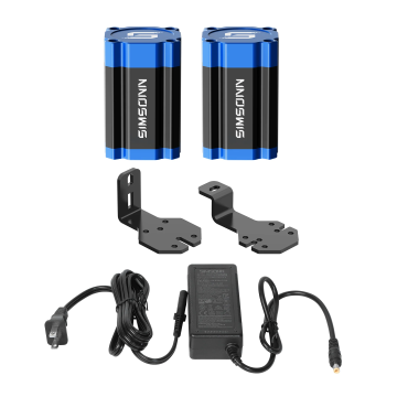 Pedals Haptic Reactor for Vibration Feedback SIMSONN VAM Pro Linear Motor Simulator Simracing 2 Pack With Power Supply