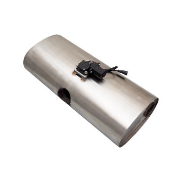 Oval body muffler XForce with Varex system 22,86cm x 15,24cm x 60,96cm