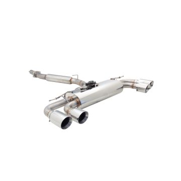 Exhaust system XForce with Varex muffler for Audi S3 2013-2020 8V HATCH stainless steel