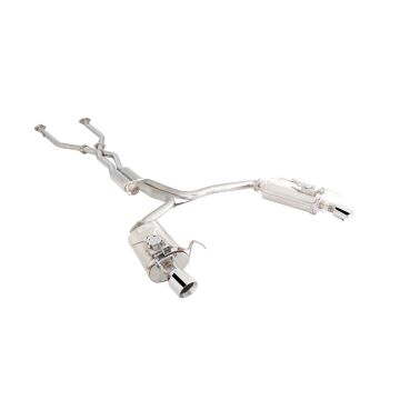 Exhaust system XForce with Varex muffler for Lexus IS 2009-2013 IS350 SEDAN stainless steel