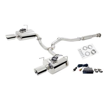 Exhaust system XForce with Varex muffler for Subaru FORESTER 2009-2012 DIESEL (SH) stainless steel