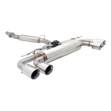 Exhaust system XForce with Varex muffler for Volkswagen Golf 2018- R MK 7.5 stainless steel