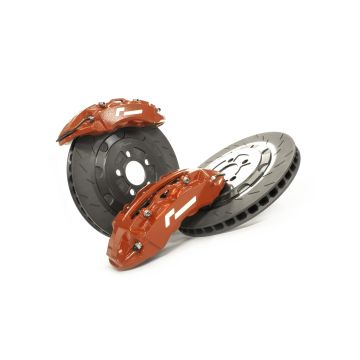 RacingLine Stage 2 Evo Big Brake Kit 330mm 4 Pot for VW Polo 6R 6C Seat Ibiza 6J Audi S1 Red