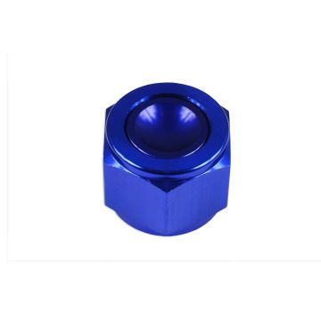 AN -10 AN10 JIC Female Flare Hex Port Plug Adapter Fitting Blue