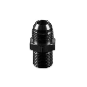 AN4 JIC Flare To M8x1.0 Straight Hose Fitting Adapter Black