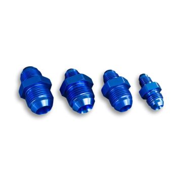 Adapter AN8 male to AN6 male JIC reducer oil fuel hose fitting Blue