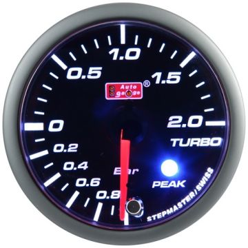 Auto Gauge Boost-Anzeige Blau