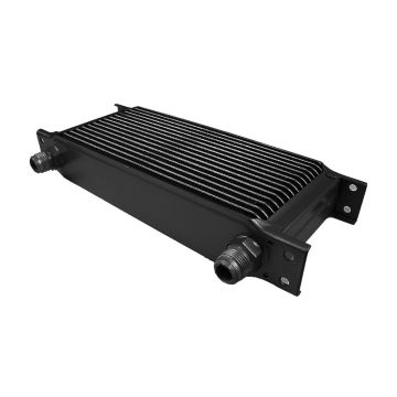 Oil cooler male 16-row Male threads 7/8" (AN10) Black