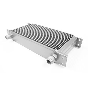 Oil cooler male 19-row Male threads 7/8" (AN10) Silver