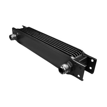 Oil cooler male 7-row Male threads 7/8" (AN10) Black