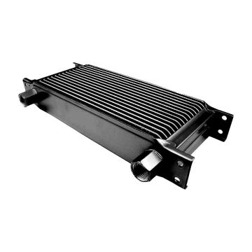 Oil cooler female 16-row Female threads 1/2" Black