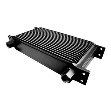 Oil cooler female 19-row Female threads 1/2" Black