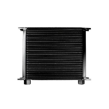 Oil cooler female 30-row Female threads 1/2" Black