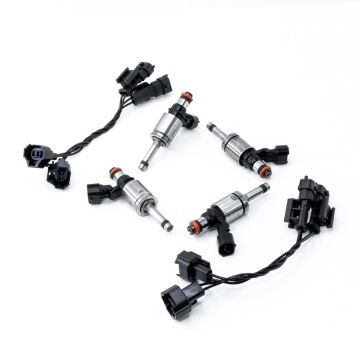 Deatschwerks Bosch EV14 zestaw 4 wtryskiwaczy paliwa 1700cc/min, 13-16 Ford Focus ST/RS 2.0/2.3 and 15 Mustang 2.3L Ecoboost