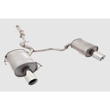 Exhaust system XForce for Subaru LEGACY 2004-2009 GEN 4 BL9 BP9 EZ30 3.0L stainless steel