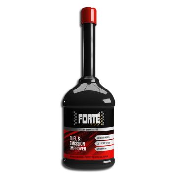 Forte Fuel & Emission Improver - Gasoline fuel additive cleans the engine and fuel system 400ml