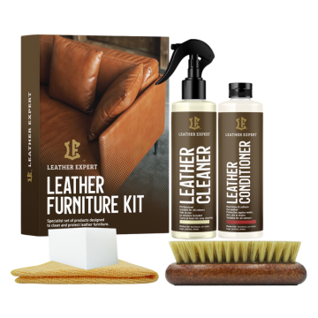 Leather Expert Furniture Kit leather furniture cleaning and conditioning set 2x250ml 500ml 0.5l