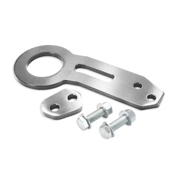 Abschleppöse Abschlepphaken Abgeschrägt Silber