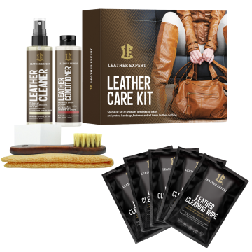 Leather Expert Handbag Care Kit leather handbag cleaning and conditioning set 2x100ml