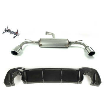Sport muffler exhaust for VOLKSWAGEN GOLF VIII 2019 HATCHBACK