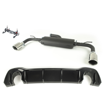 Sport muffler exhaust for VOLKSWAGEN GOLF VIII 2019 HATCHBACK