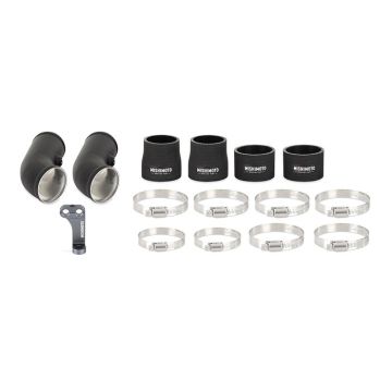 Mishimoto MMICP-F10-12MWBK Intercooler Pipe Kit for BMW F10 M5 12-16 Micro Wrinkle Black